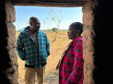 Load image into Gallery viewer, Maasai Shuka Blanket Jacket 23/03 MEDIUM