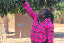 Load image into Gallery viewer, Maasai Shuka Blanket Jacket 23/03 MEDIUM