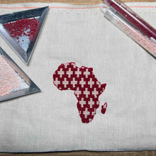 Load image into Gallery viewer, AFRICA MAP beaded bag AFYA :: HEALTH