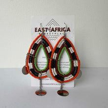 Load image into Gallery viewer, Maasai Beaded Earrings 25/04