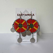 Load image into Gallery viewer, Maasai Beaded Earrings 25/12
