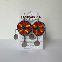 Load image into Gallery viewer, Maasai Beaded Earrings 25/14