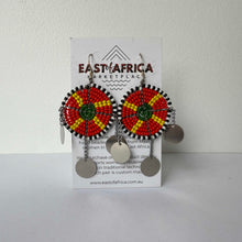 Load image into Gallery viewer, Maasai Beaded Earrings 25/31