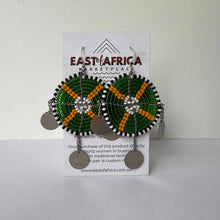 Load image into Gallery viewer, Maasai Beaded Earrings 25/38
