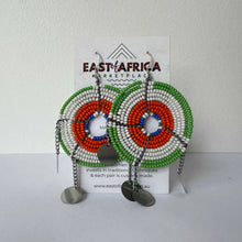 Load image into Gallery viewer, Maasai Beaded Earrings 25/39