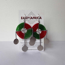 Load image into Gallery viewer, Maasai Beaded Earrings 25/41