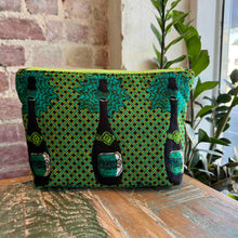 Load image into Gallery viewer, African Fabric ZIPPY Bag 25/15