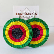Load image into Gallery viewer, Round Woven Earrings RASTA