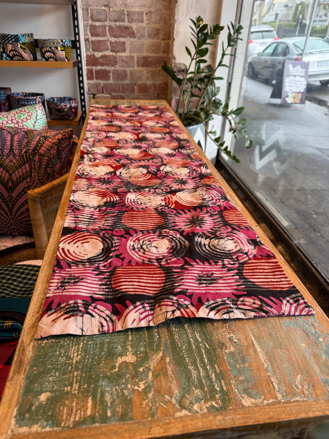 African Fabric Table Runner