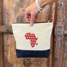 Load image into Gallery viewer, AFRICA MAP beaded bag AFYA :: HEALTH
