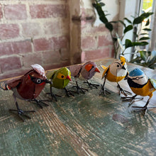 Load image into Gallery viewer, Bird Recycled Metal Ornament Collection
