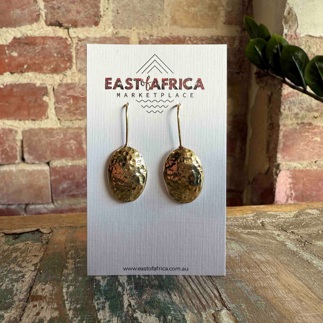 Kenyan Brass Earrings 25/35
