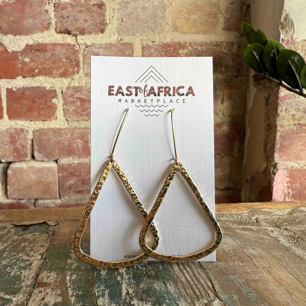 Kenyan Brass Earrings 25/38