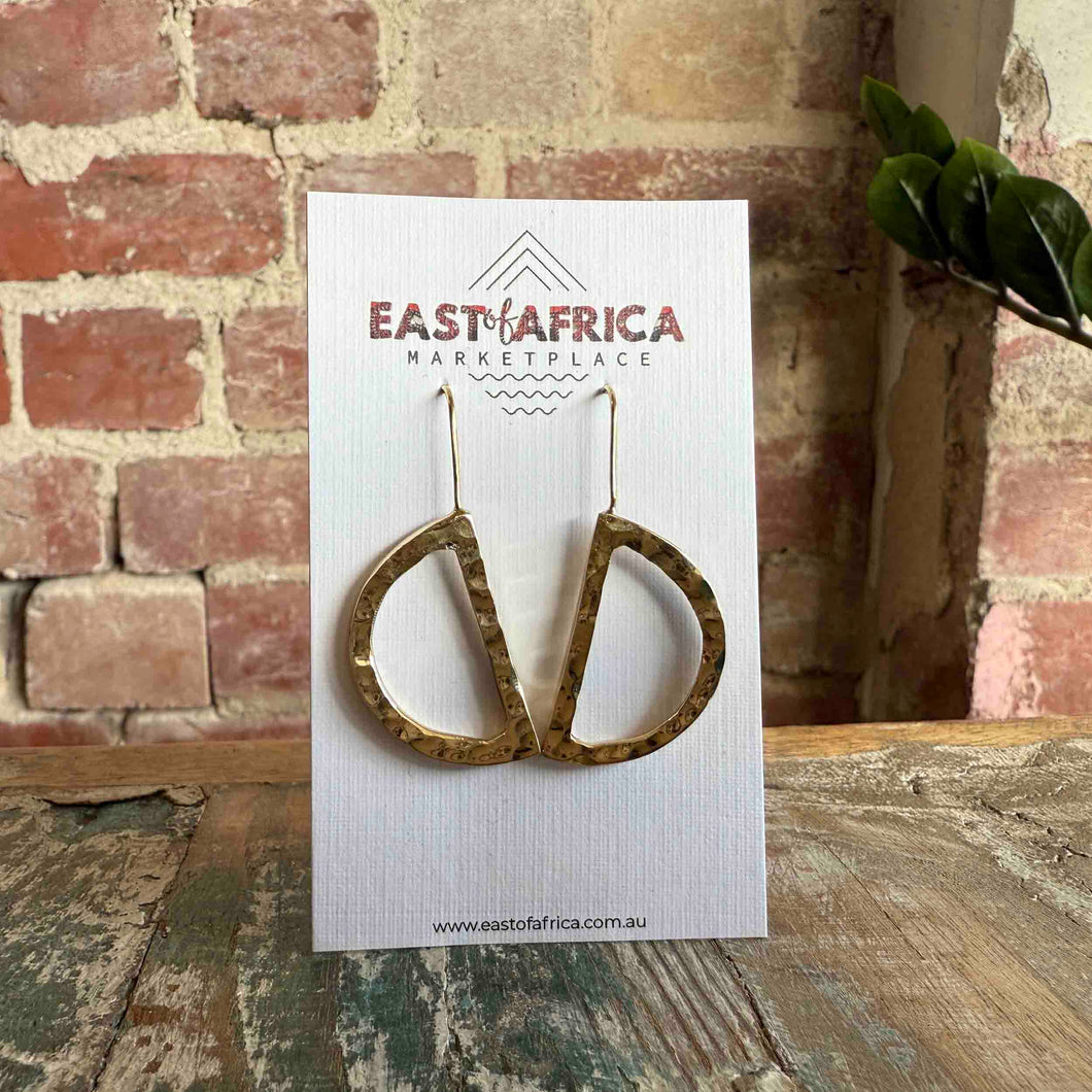 Kenyan Brass Earrings 25/43