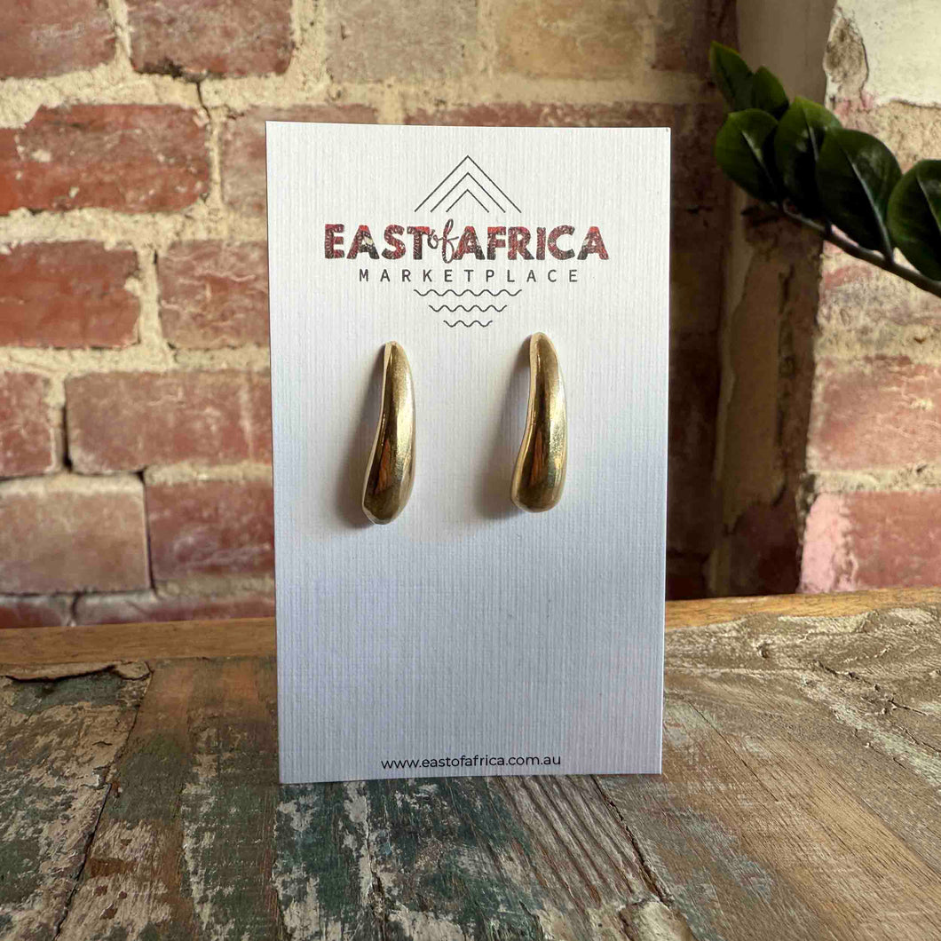 Kenyan Brass Earrings 25/44