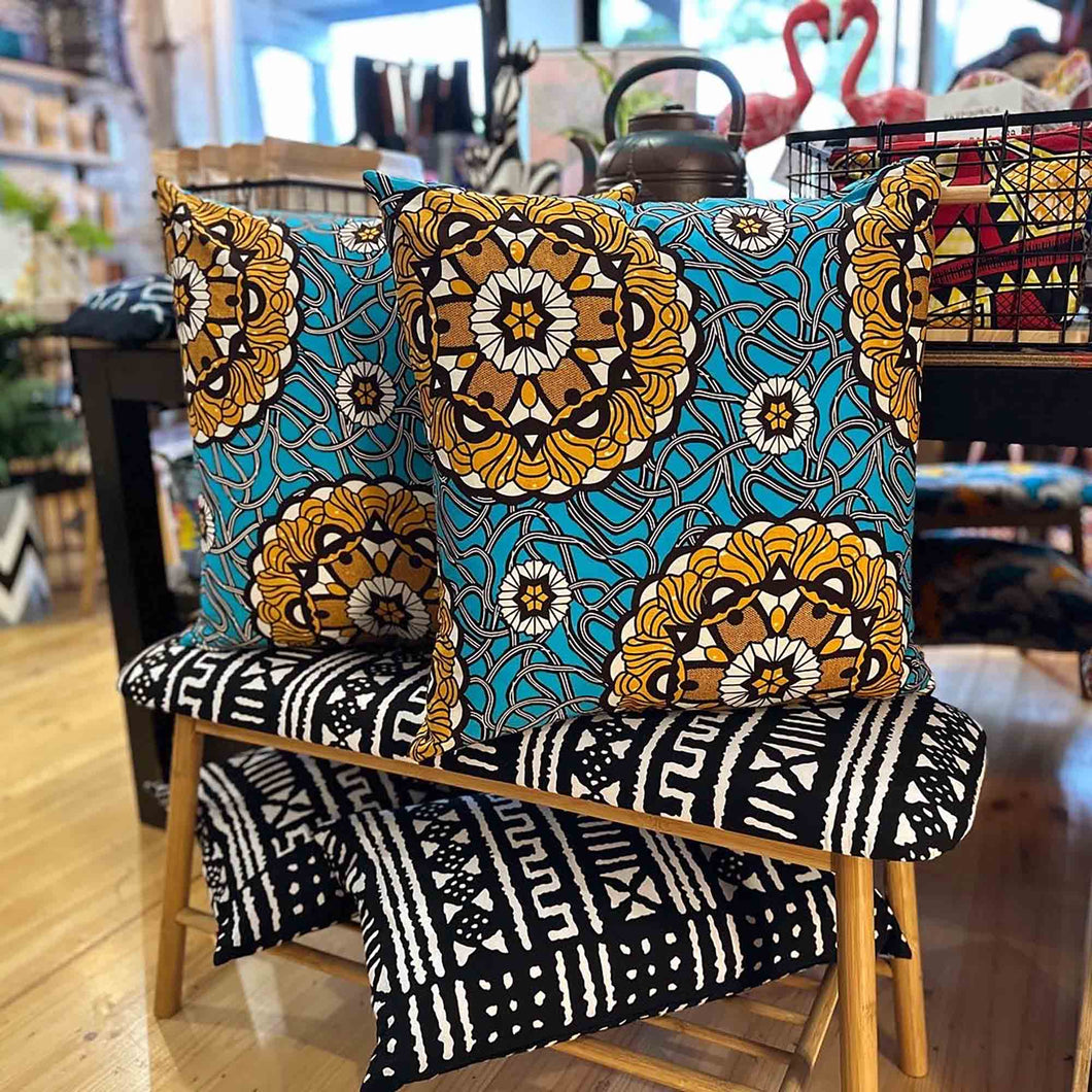 African Fabric Cushion Medium 23/03