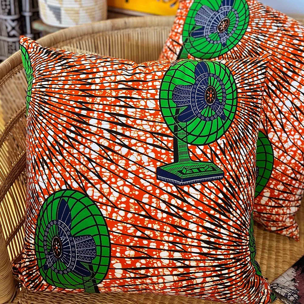 African Fabric Cushion Medium 23/04