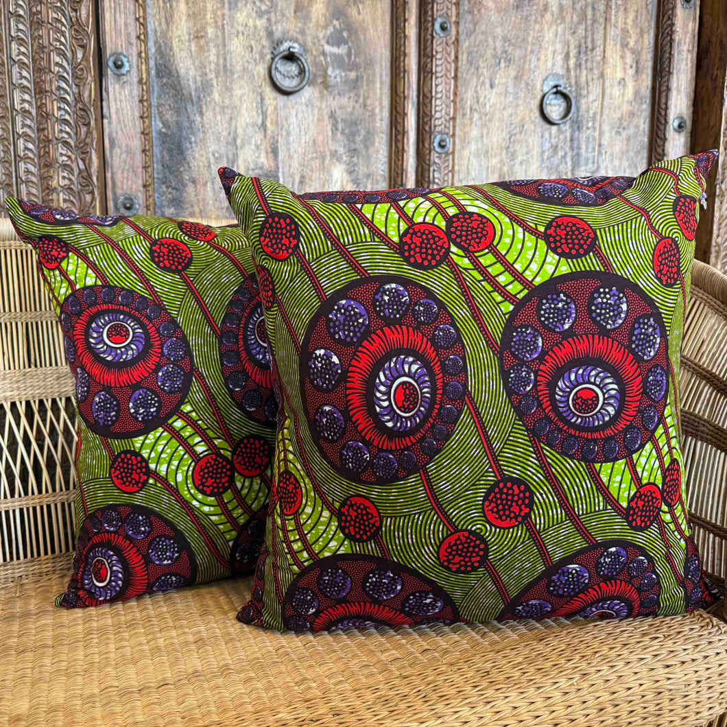 African Fabric Cushion Medium 25/01