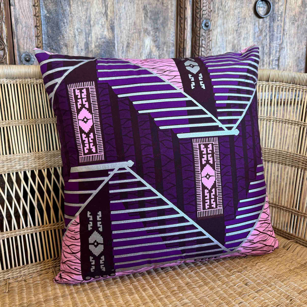 African Fabric Cushion Medium 25/02