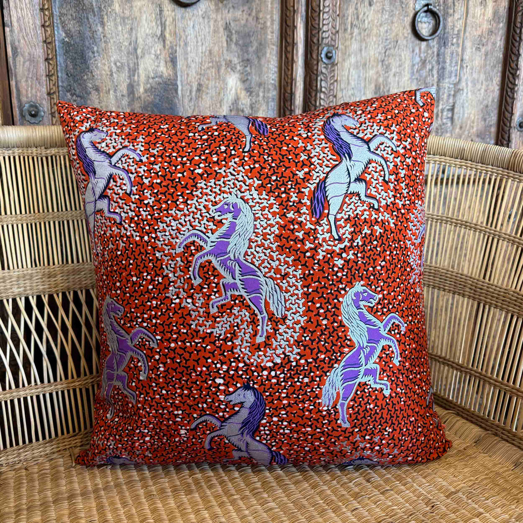 African Fabric Cushion Medium 25/03