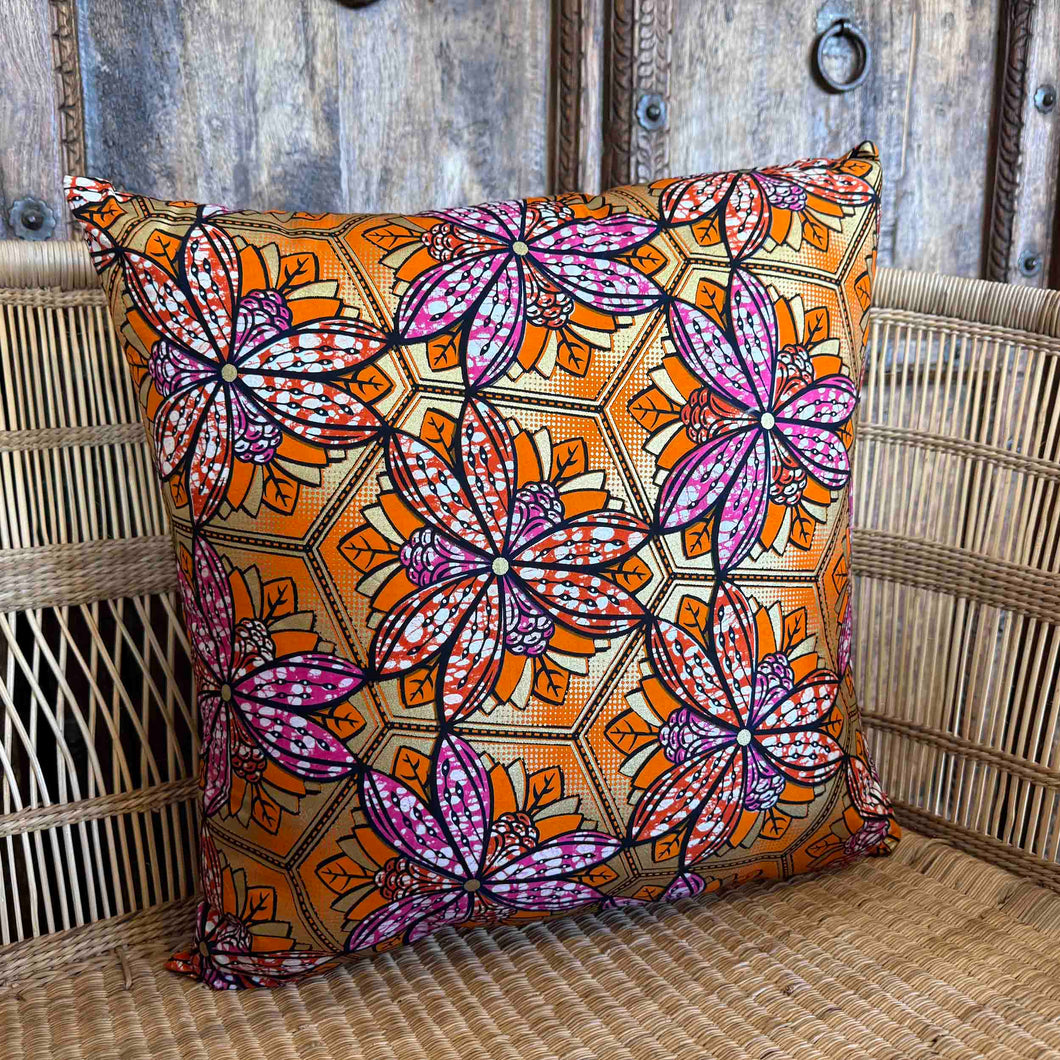 African Fabric Cushion Medium 25/04