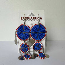 Load image into Gallery viewer, Maasai Beaded Earrings 25/02
