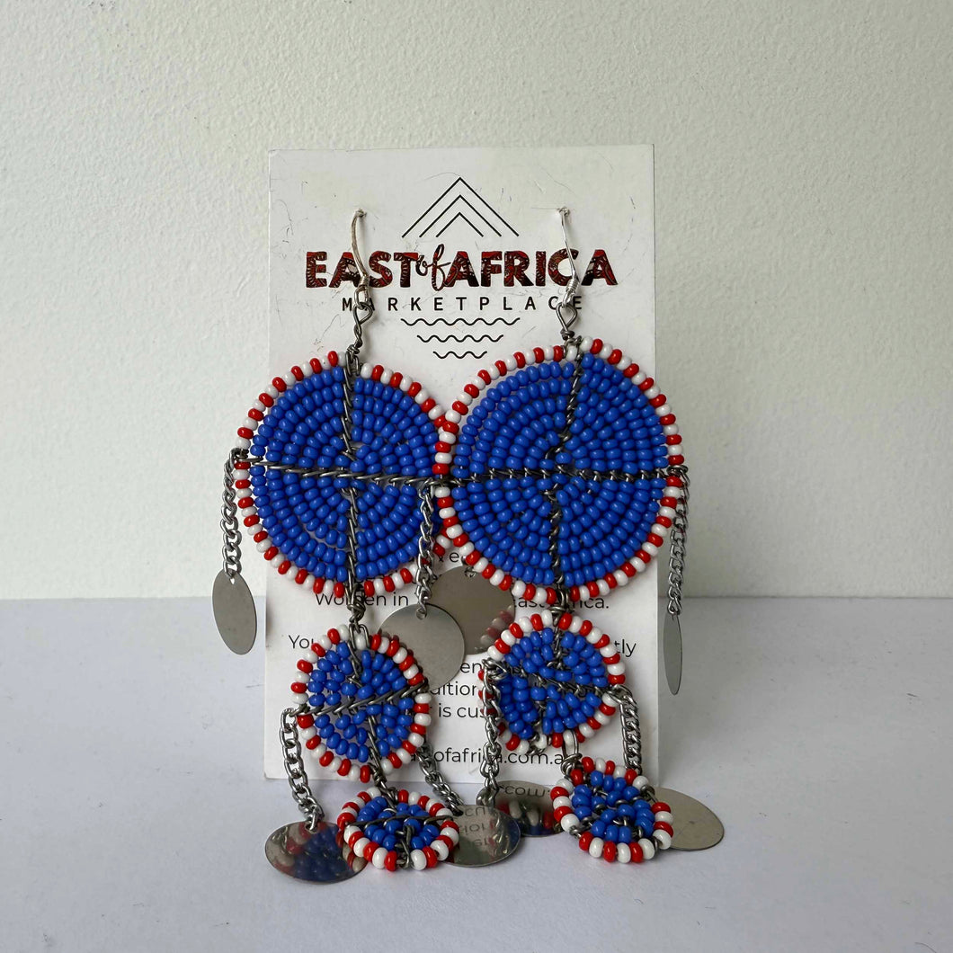 Maasai Beaded Earrings 25/02