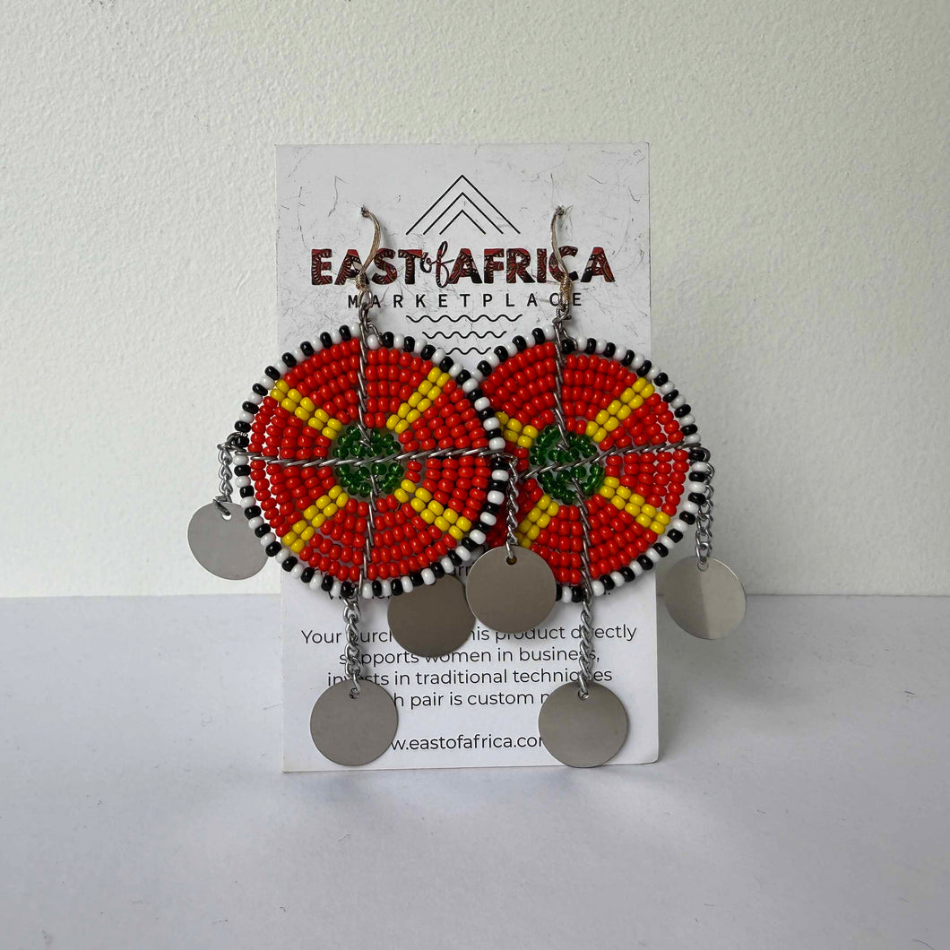 Maasai Beaded Earrings 25/12
