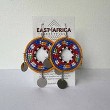 Load image into Gallery viewer, Maasai Beaded Earrings 25/26
