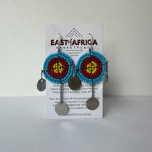 Load image into Gallery viewer, Maasai Beaded Earrings 25/32
