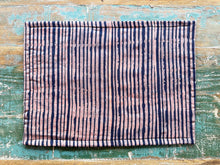 Load image into Gallery viewer, Batiki Placemat Peach Stripe
