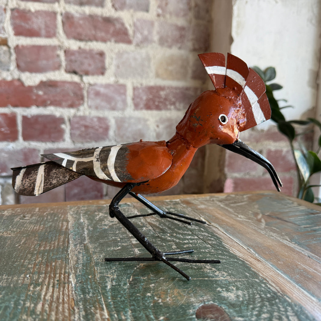 Hoopoe Bird Metal Ornament