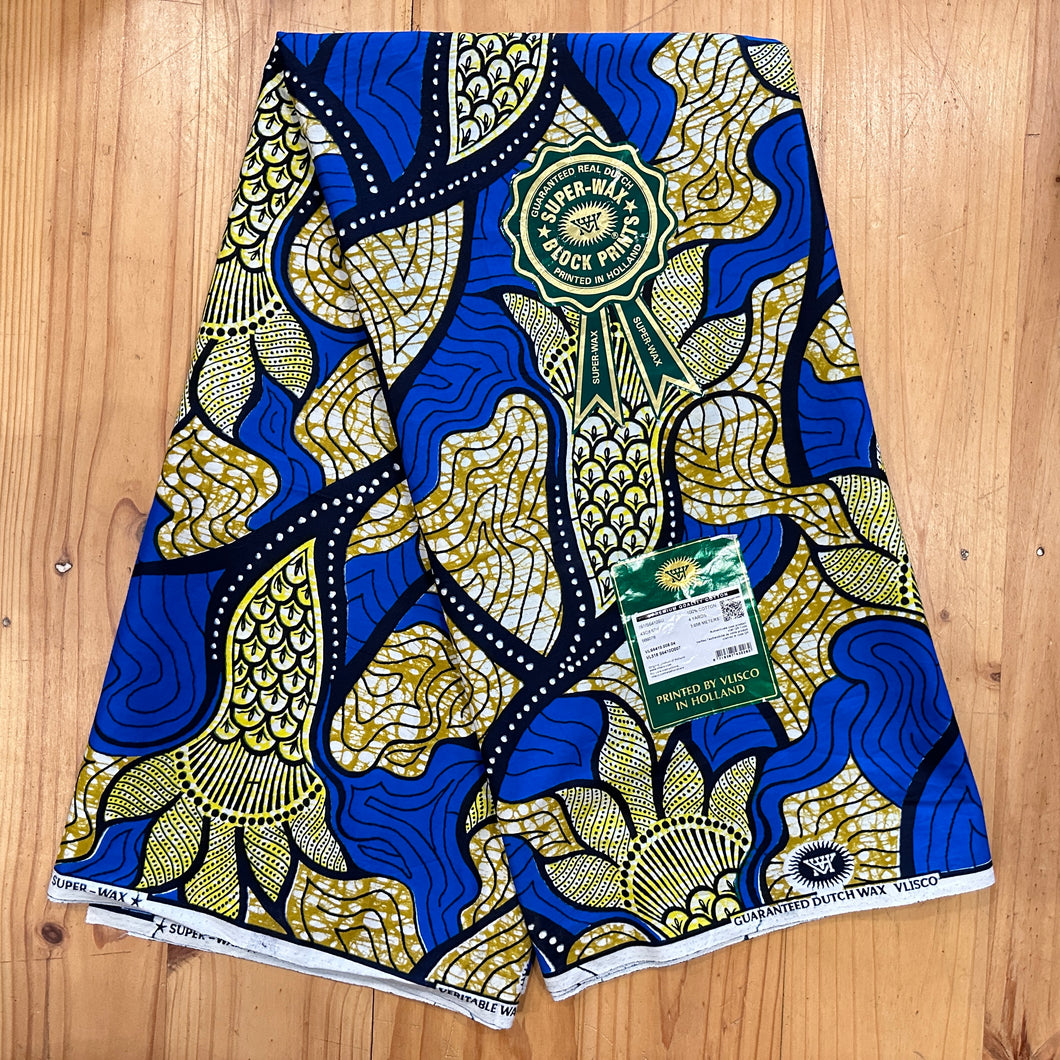 Vlisco Floral Fabric