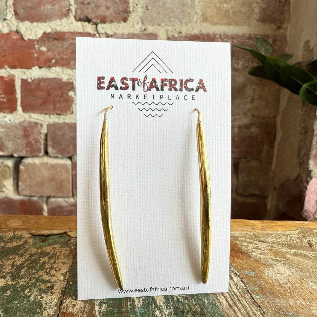 Kenyan Brass Earrings 25/03