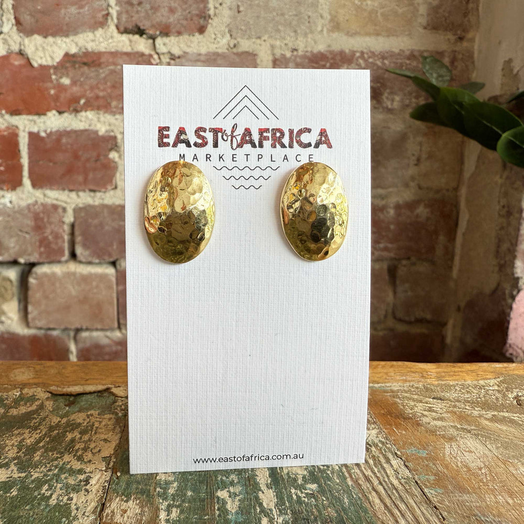 Kenyan Brass Earrings 25/04