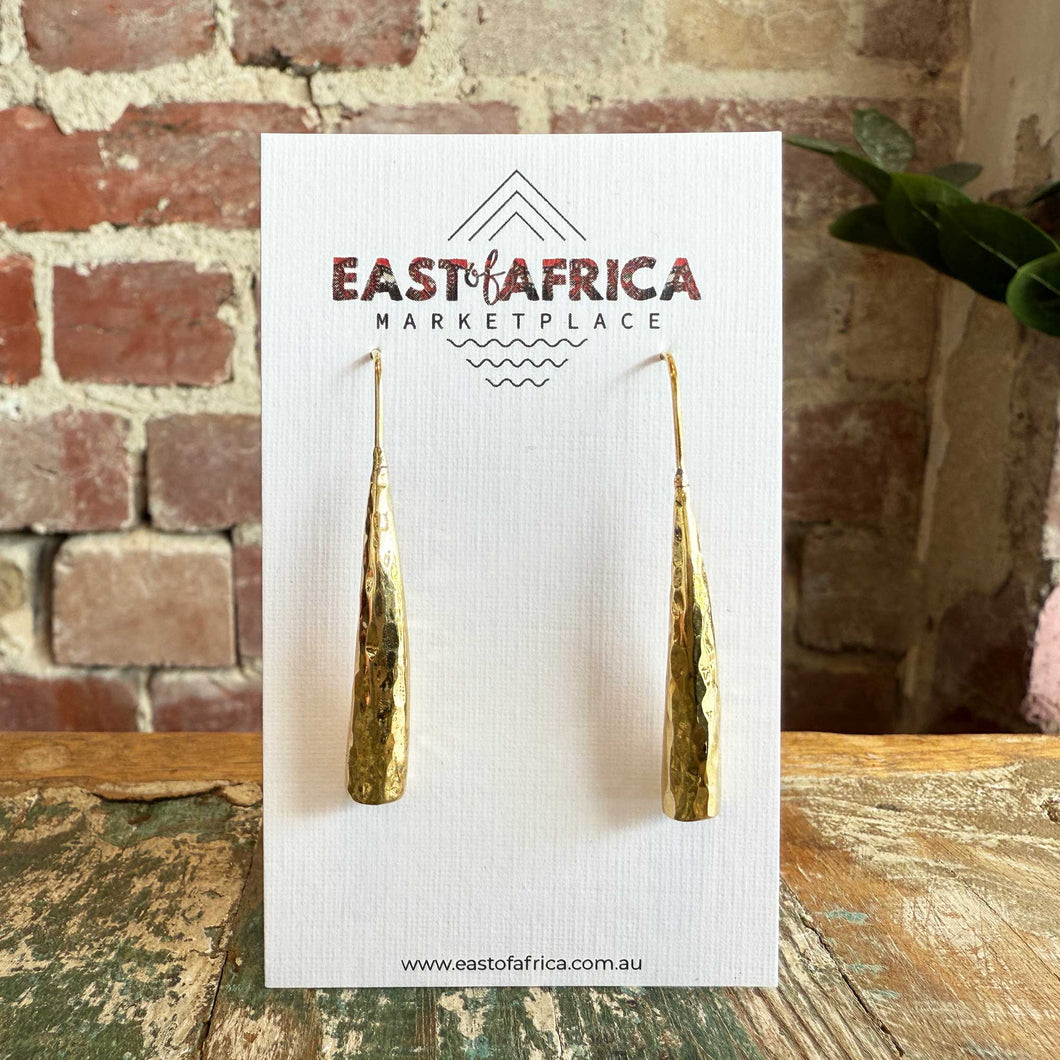 Kenyan Brass Earrings 25/06