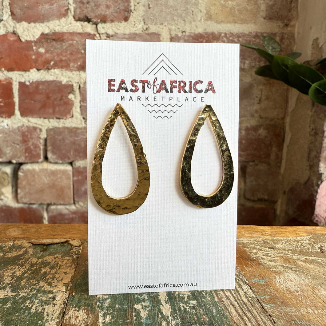 Kenyan Brass Earrings 25/07