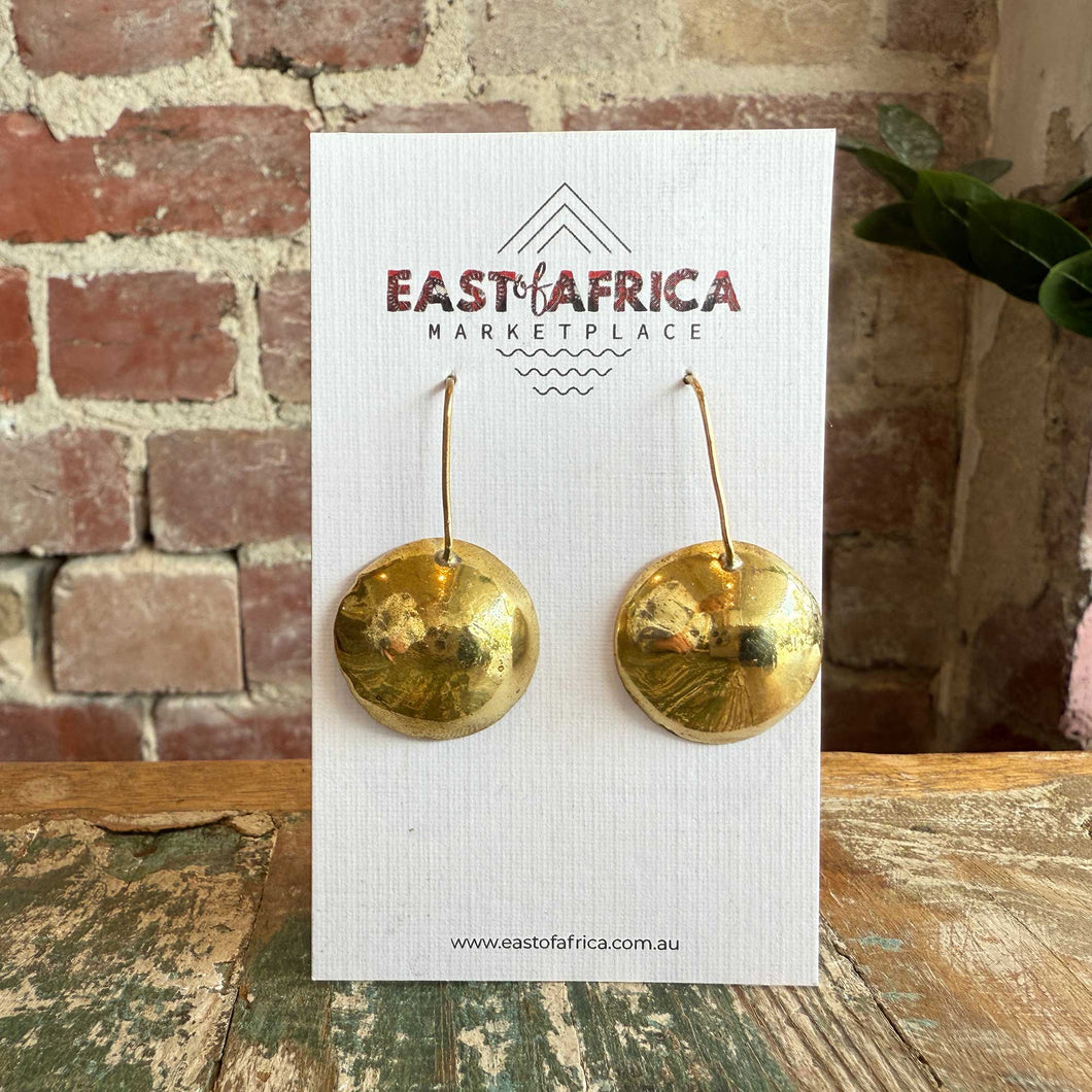 Kenyan Brass Earrings 25/09