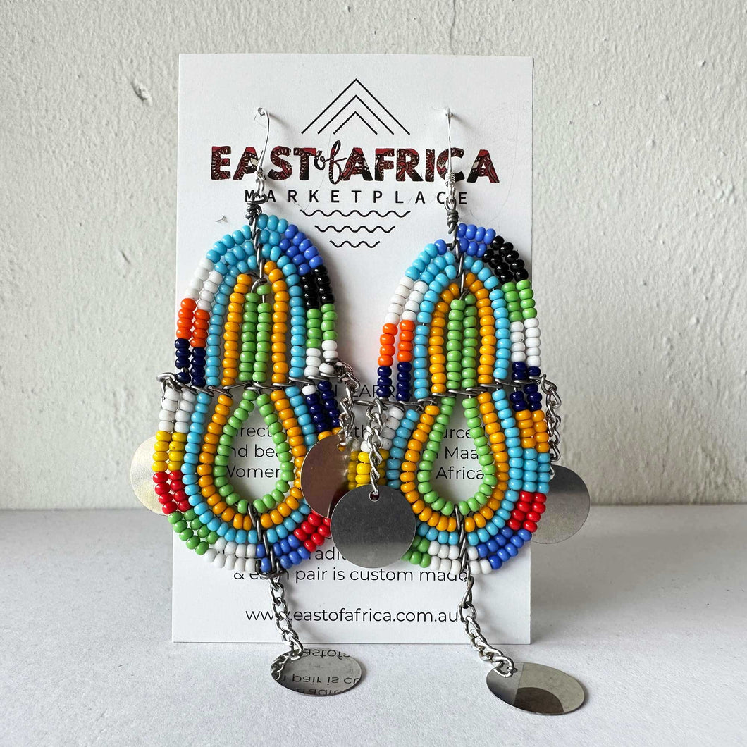 Maasai Beaded Earrings 24/07