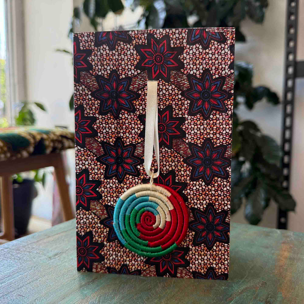 Woven Ornament on Gift Card 25/09