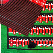 Load image into Gallery viewer, Quilted Mombasa Khanga Maasai Shuka Blanket 24/06
