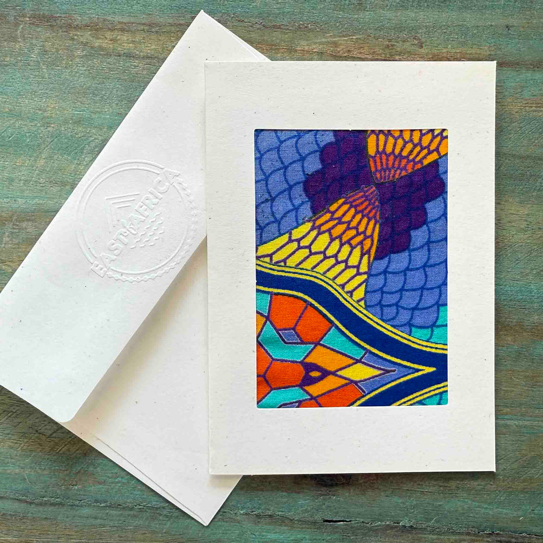 Tanzania Textile card 25/08