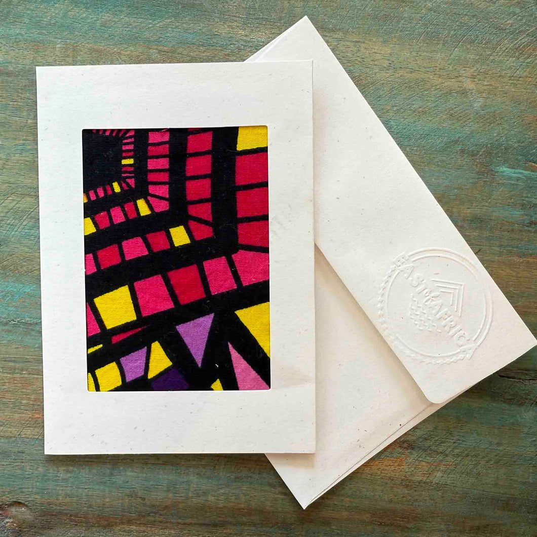 Tanzania Textile card 25/11