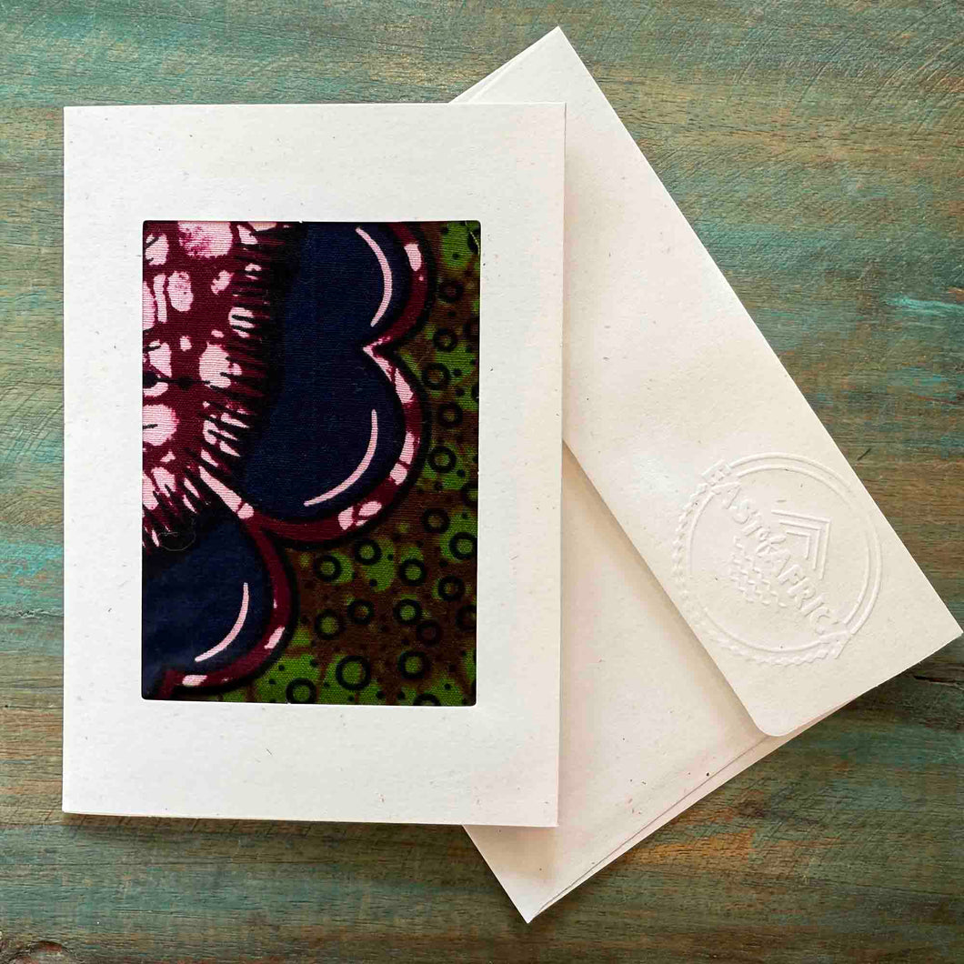 Tanzania Textile card 25/12