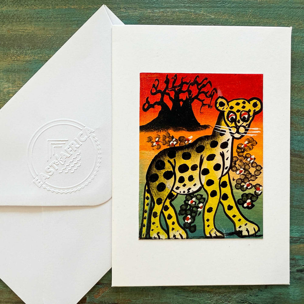 Hand painted Tinga Tinga card 24/27