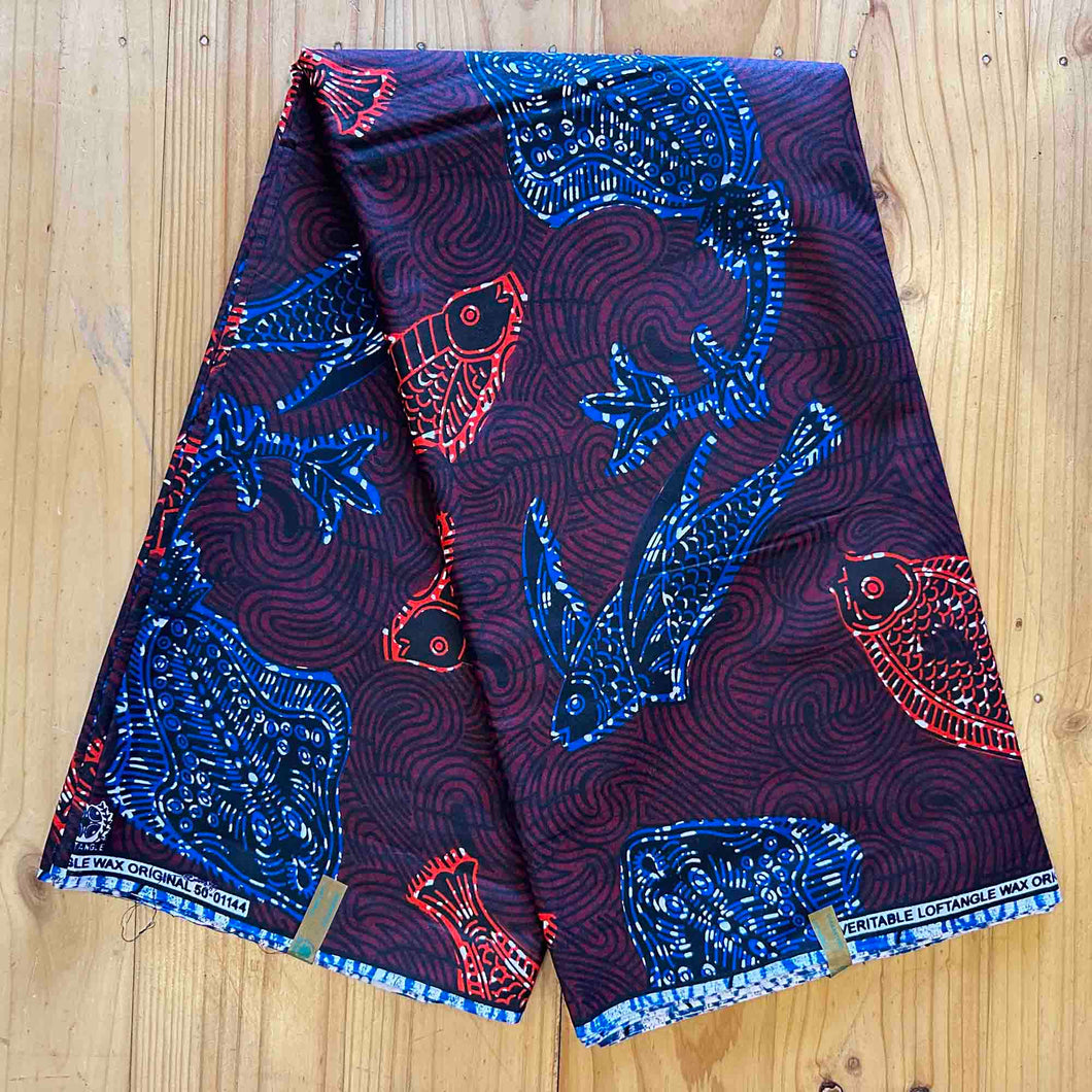 East African Wax Print Fabric 24/18