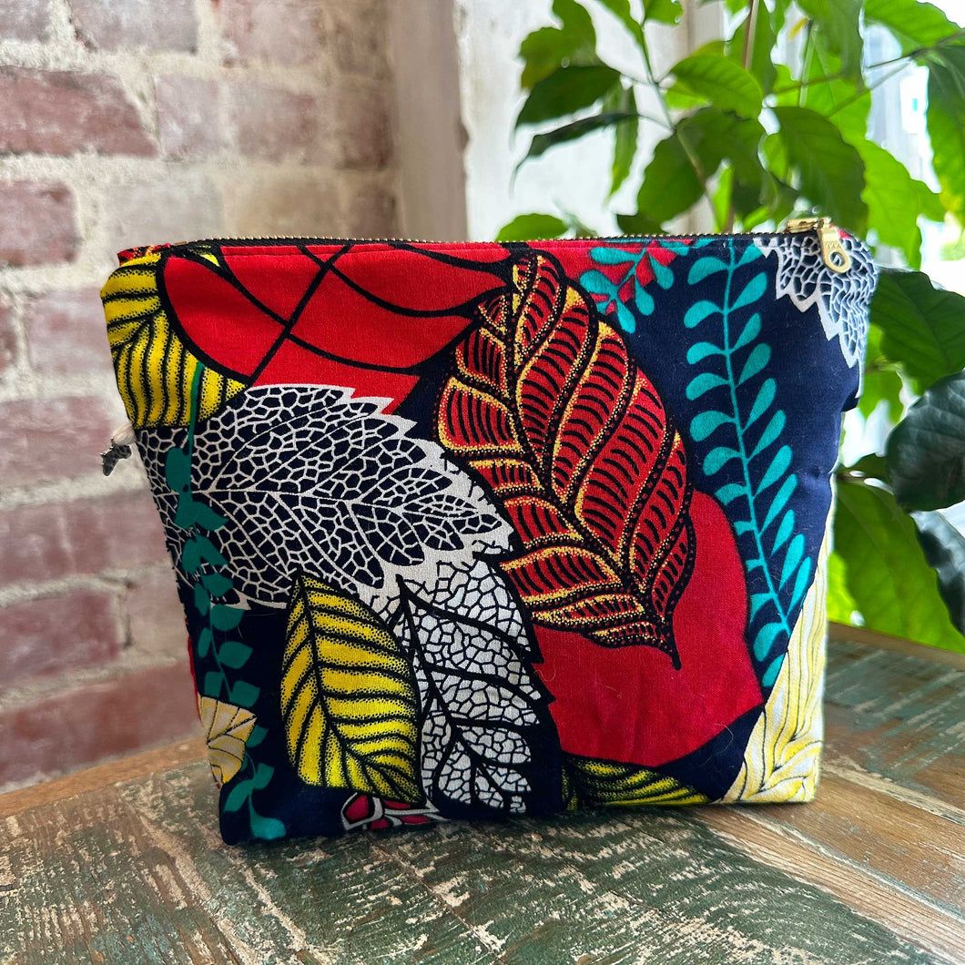 African Fabric ZIPPY Bag 23/05
