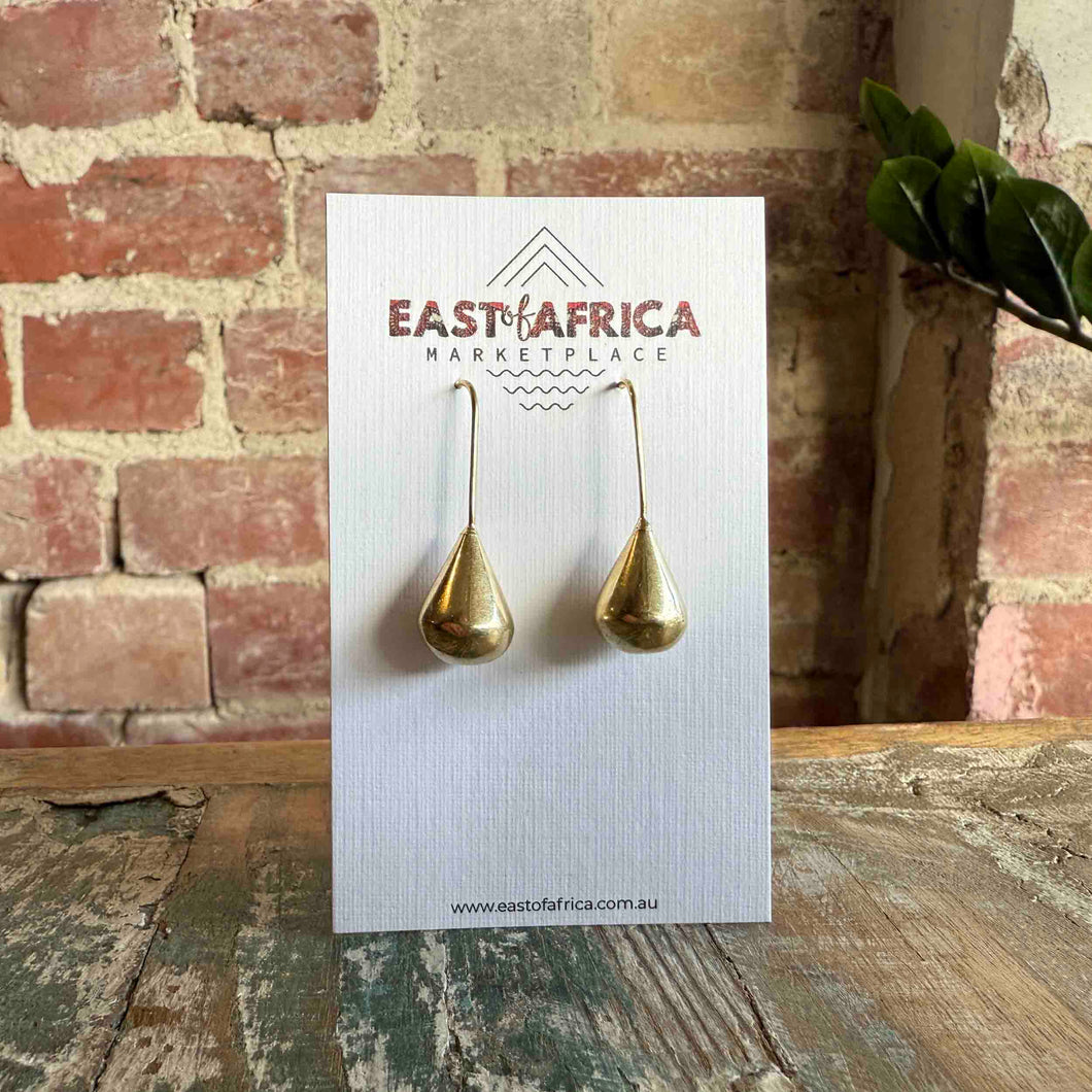 Kenyan Brass Earrings 25/32