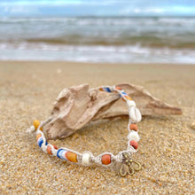 Load image into Gallery viewer, Hemp Anklet with African beads 22/01
