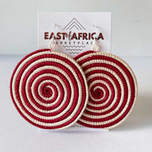 Load image into Gallery viewer, Round Woven Earrings SPIRAL 21/12
